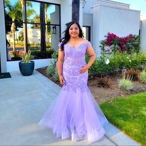 Lavender Prom Dress